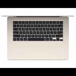 Apple MRYR3HN/A MacBook Air 15 M3 Chip with 8-core CPU and 10-core GPU, 8 GB RAM, 256 GB SSD , 15 Inch Display - Starlight