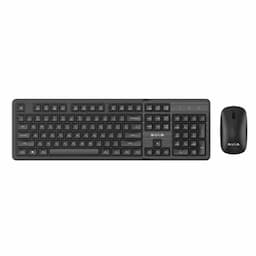 Aula AC202B Wireless Keyboard & Mouse Combo, Ambidextrous 1600 DPI Mouse Optical Sensor, Upto 3M clicks, Ultra Slim Keyboard, 2.4 GHz Wireless Nano USB, Upto 1yr Battery Life, Black