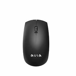 AULA AM201 Wireless Compact Mouse, 1200 DPI Optical Sensor, 2.4GHz Wireless Nano USB, 10m Range, 3-Button(Left,Right,Scroll), Black