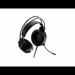 AULA S605 Professional RGB Gaming Headphones with Adjustable Mic Wired Gaming Headset (On The Ear), Black