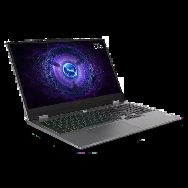 Lenovo 83GS000PIN LOQ15 Notebook Laptop, 12th Generation Intel Core i5-12450HX Processor, 16 GB Memory, 512 GB Storage, 15.6 inch Display, Windows 11 Home, Luna Grey