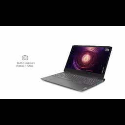 Lenovo 82XT004JIN LOQ15 Notebook Laptop, AMD Ryzen 7 Processor, 16 GB Memory, 512 GB Storage, 15.6 inch Display, Windows 11 Home, Storm Grey
