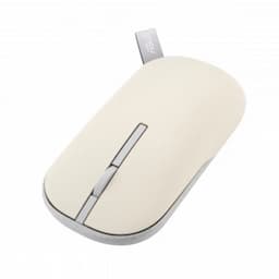 ASUS 90XB07A0-BMU0C0 Marshmallow Wireless Mouse MD100-OM-GTL, Bluetooth 5.0 / RF 2.4 GHz, 800 / 1000 / 1600 Adjustable DPI, AA batteryx1 Battery Type, Oat Milk