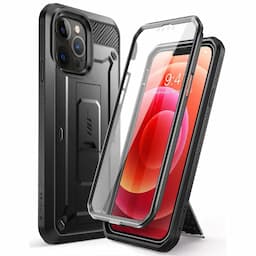 SUPCASE Polypropylene Unicorn Beetle Pro Series Case For Iphone 13 Pro (2021 Release) 6.1 Inch, Built-In Screen Protector Full-Body Rugged Holster Case, Black