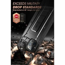 SUPCASE Polypropylene Unicorn Beetle Pro Series Case For Iphone 13 Pro (2021 Release) 6.1 Inch, Built-In Screen Protector Full-Body Rugged Holster Case, Black