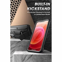 SUPCASE Polypropylene Unicorn Beetle Pro Series Case For Iphone 13 Pro (2021 Release) 6.1 Inch, Built-In Screen Protector Full-Body Rugged Holster Case, Black