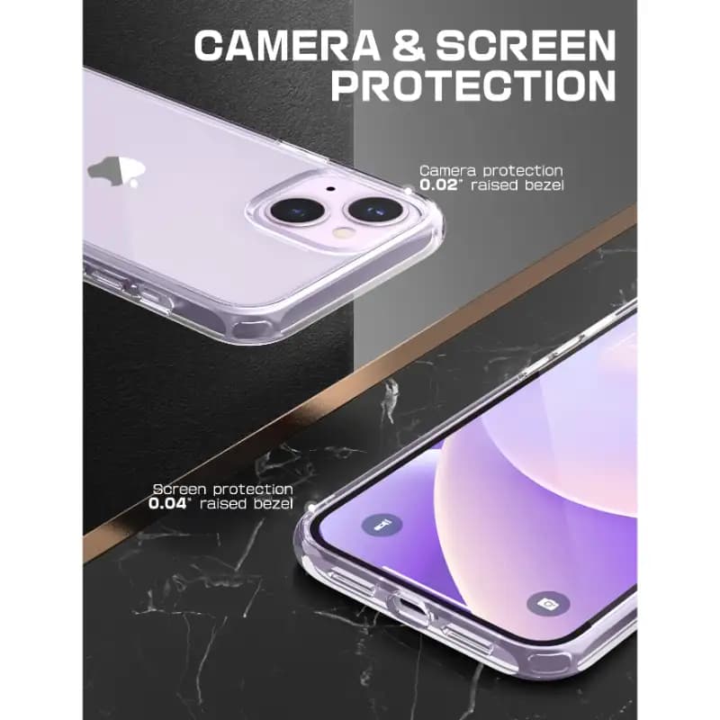 SUPCASE Unicorn Beetle Style Series Case for iPhone 14 Plus, 6.7 Inch (2022), Premium Hybrid Protective Clear Case, Clear