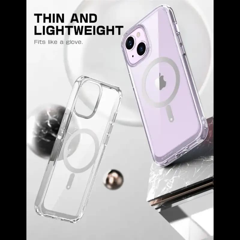 SUPCASE Unicorn Beetle Style Series Case Compatible with MagSafe for iPhone 14 Plus 6.7 Inch (2022), Premium Hybrid Protective Clear Case, Clear