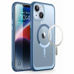SUPCASE Unicorn Beetle Style Series Case Compatible with MagSafe for iPhone 14 Plus 6.7 Inch (2022), Premium Hybrid Protective Clear Case, Azure