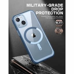 SUPCASE Unicorn Beetle Style Series Case Compatible with MagSafe for iPhone 14 Plus 6.7 Inch (2022), Premium Hybrid Protective Clear Case, Azure