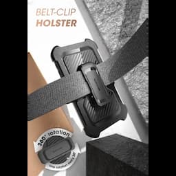 SUPCASE Unicorn Beetle Pro Series Case for iPhone 14 Pro Max, 6.7 Inch (2022), Built-In Screen Protector Full-Body Rugged Holster Case, Black