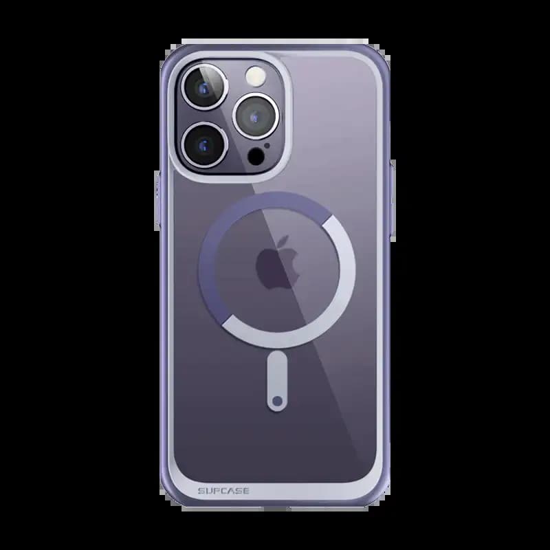 SUPCASE Unicorn Beetle Style Series Case Compatible with MagSafe for iPhone 14 Pro Max, 6.7 Inch (2022), Premium Hybrid Protective Clear Case, Mauve