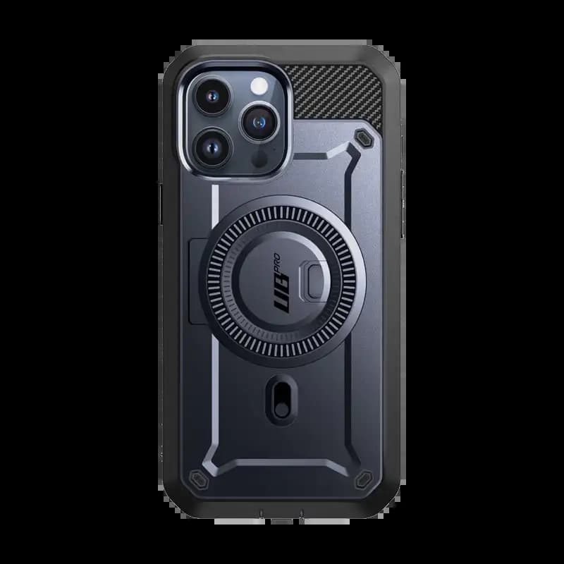 SUPCASE Unicorn Beetle Pro Series Case Compatible with MagSafe for iPhone 15 Pro, 6.1 Inch (2023), with Bult-in Screen protector, Dark Blue