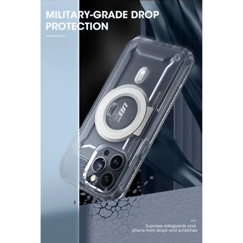 SUPCASE Unicorn Beetle Pro Mag Series Case Compatible with MagSafe for iPhone 15 Pro Max, 6.7 Inch (2023), with Bult-in Screen protector, Clear