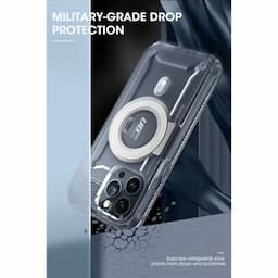 SUPCASE Unicorn Beetle Pro Mag Series Case Compatible with MagSafe for iPhone 15 Pro Max, 6.7 Inch (2023), with Bult-in Screen protector, Clear