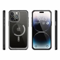 SUPCASE Unicorn Beetle Mag Series Case Compatible with MagSafe for iPhone 15 Pro Max, 6.7 Inch (2023), Premium Hybrid Protective Clear Case, Black