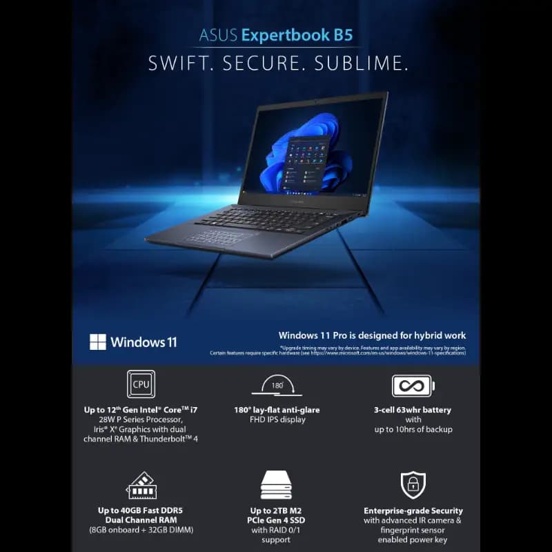 ASUS B5402CBA-KI0197X ExpertBook Notebook Laptop