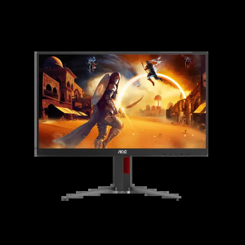 AOC 24G4 Flat FHD Monitor, 23.8 Inch, IPS Panel, 3 Side Frameless, 300 Nits Brightness