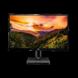 AOC 24V2Q FHD Monitor, 23.8 Inch, IPS Panel, 3 Side Frameless, 250 Nits Brightness