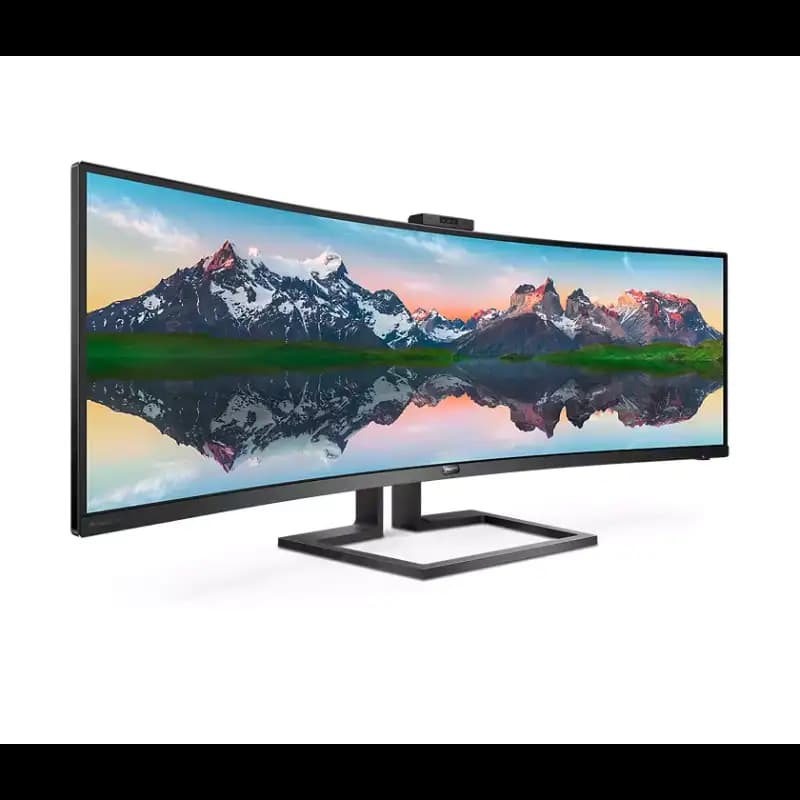 Philips 499P9H1/94 Superwide 32:9 Curved Monitor, 49 Inch, VA Panel, 450 Nits Brightness