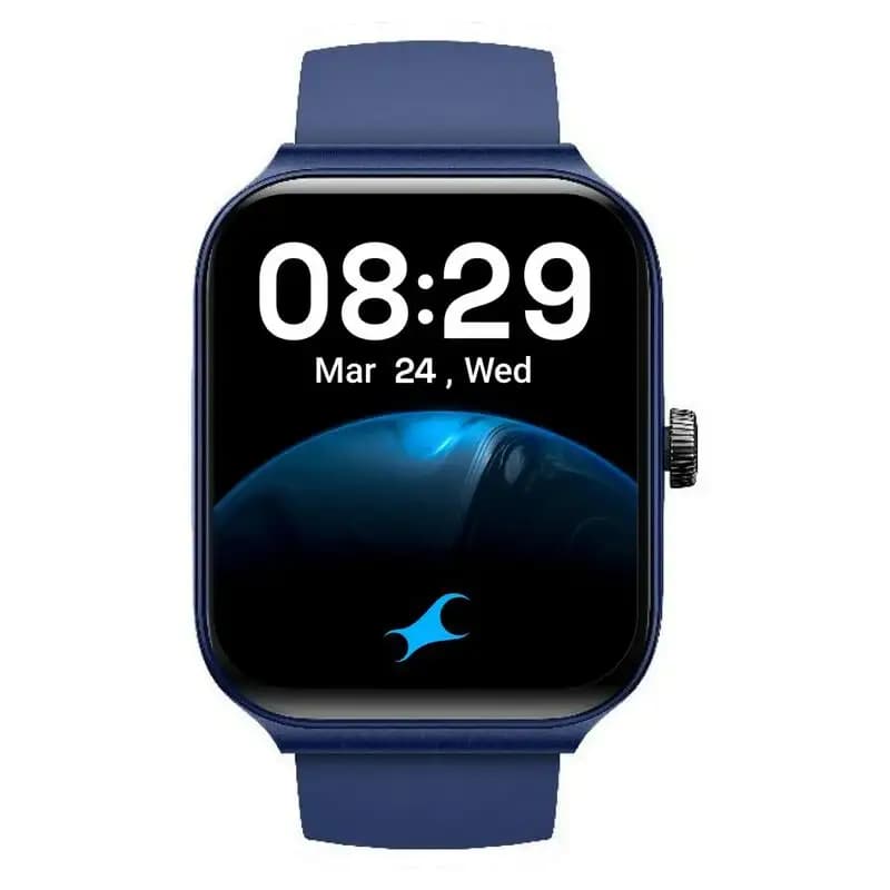 Fastrack 38095PP11 Smartwatch Reflex Horizon with 4.17 cm UltraVU Display Built-in Alexa with 100 Plus Sports Modes, Blue and Blue