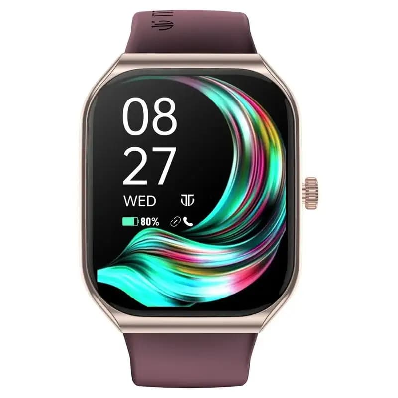 Titan 90188AP05 Smart Watch with 1.96 Inch AMOLED Display, 410 x 502 Pixel Resolution, AI Voice Assistant, Multiple Menu Styles