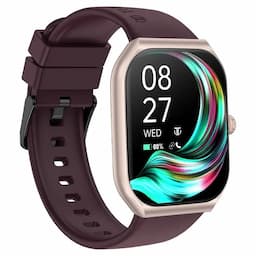 Titan 90188AP05 Smart Watch with 1.96 Inch AMOLED Display, 410 x 502 Pixel Resolution, AI Voice Assistant, Multiple Menu Styles