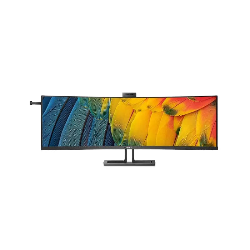 Philips 45B1U6900CH/94, 44.5 Inch Dual QHD 32:9 SuperWide Curved Business Monitor, USB-C Docking, Webcam, Black