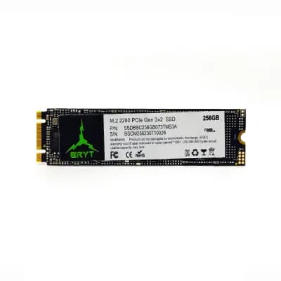 BRYT BR-5001-33 M.2 2280 PCle Gen 3X2 SSD 256 GB Desktop, Laptop Internal Solid State Drive SSD Read Speed up to 1400 MB/s & Write Speed up to 800 MB/sInterface: M.2, Form Factor: M.2