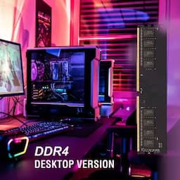 BRYT BR-5001-87 Standard DDR4 8GB (Dual Channel) PC DRAM (RAM DDR4 Long DIMM , 2933MHz , CL21 , 260 Pins, Non ECC , RAM Memory for Desktop), Black