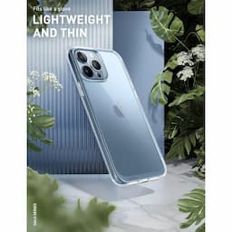 i-Blason Halo Case for iPhone 13 Pro Max 6.7 inch (2021 Release), Slim Clear Case with TPU Inner Bumper,Clear