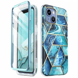 i-Blason Cosmo Series Case for iPhone 14 (2022)/iPhone 13 (2021), 6.1 Inch, with built-in Screen Protector,Ocean