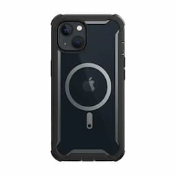 i-Blason Ares Series Clear Case for iPhone 14 Plus, 6.7 Inch (2023) with built-in Screen Protector and MagSafe Compatible,Black