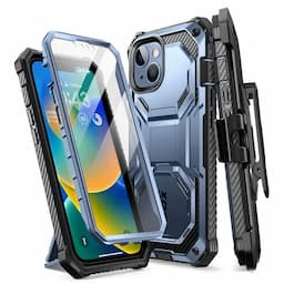 i-Blason Armorbox Series Case for iPhone 14 Plus (2022), 6.7 Inch, Built-in Screen Protector Full-Body Rugged Holster Case,Tilt