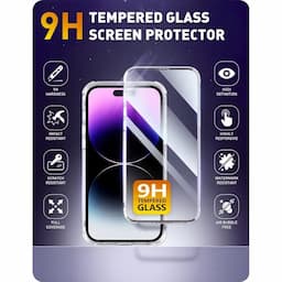 i-Blason Ares Designed for iPhone 14 Pro Case Compatible with MagSafe 6.1 inch (2022), Dual Layer Rugged Clear Bumper Case with Built-in Tempered Glass Screen Protector - Clear MagSafe+Glass, Clear