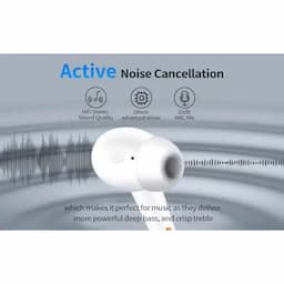 IKODOO Buds X ANC in-Ear Earbuds with Mic, AI-ENC, Upto 24 Hrs Playtime, 10mm Bass Drivers, Bluetooth 5.3, Voice Command, IPX4, Type-C, Fast Charging-(10 Min = 90 Min), White