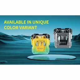 IKODOO Buds B202 Style ANC in-Ear Earbuds with Mic, A_-ENC, Upto 15 Hrs Playtime, 10mm Bass Drivers, Bluetooth 5.3, Voice Command, IPX4, Type-C, Fast Charging-(10 Min 90 Min), Greenish Yellow