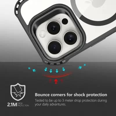 MOBUSA iPhone 16 Max 6.7 Bungee Black Case