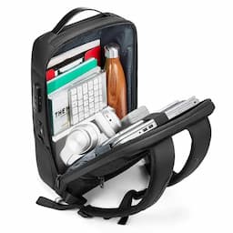 Offbeat Darkside 15.6 inch laptop, rpet, Nylon, Polyster Material, Laptop backpack, Black