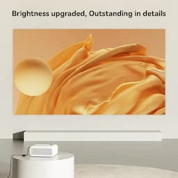 Wanbo Mini LCD portable projector with 250 ANSI Lumens and cutting-edge LTPS Display Technology, White