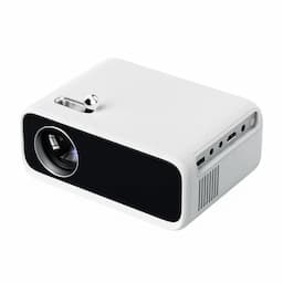 Wanbo Mini LCD portable projector with 250 ANSI Lumens and cutting-edge LTPS Display Technology, White