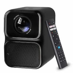 Wanbo TT LCD Portable Projector, 650 ANSI Lumens, 1080P Native Resolution, Black