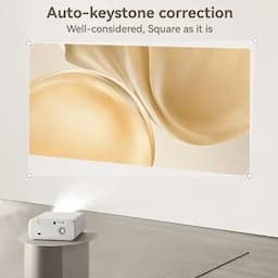 Wanbo X5 LCd Protable Projector,1100 ANSI Lumens, 1080P Native Resolution, White