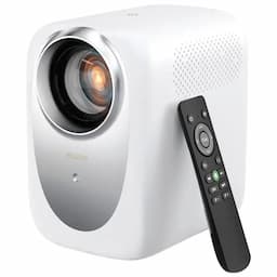 WZATCO CE, Full HD Native 1080P 770 ANSI, 4K Android Projector, HDMI ARC, Dust Proof, Auto (Focus + Keystone + Tilt + Screen Fit + Obstacle Shift),10W Speaker, WiFi 6, BT, for Home, Outdoor, White