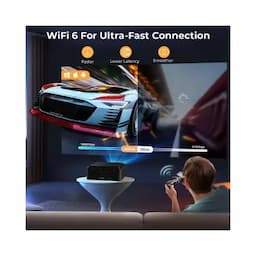 Wzatco Legend Pro, 7435873958548, 2500 ANSI Lumens, Native 1080P, 300 inch Screen, Fully Automatic, Android 9.0 Projector