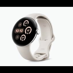 Google GA09396-US-N Pixel Watch 3, 41mm Smartwatch, Silver/Porcelain