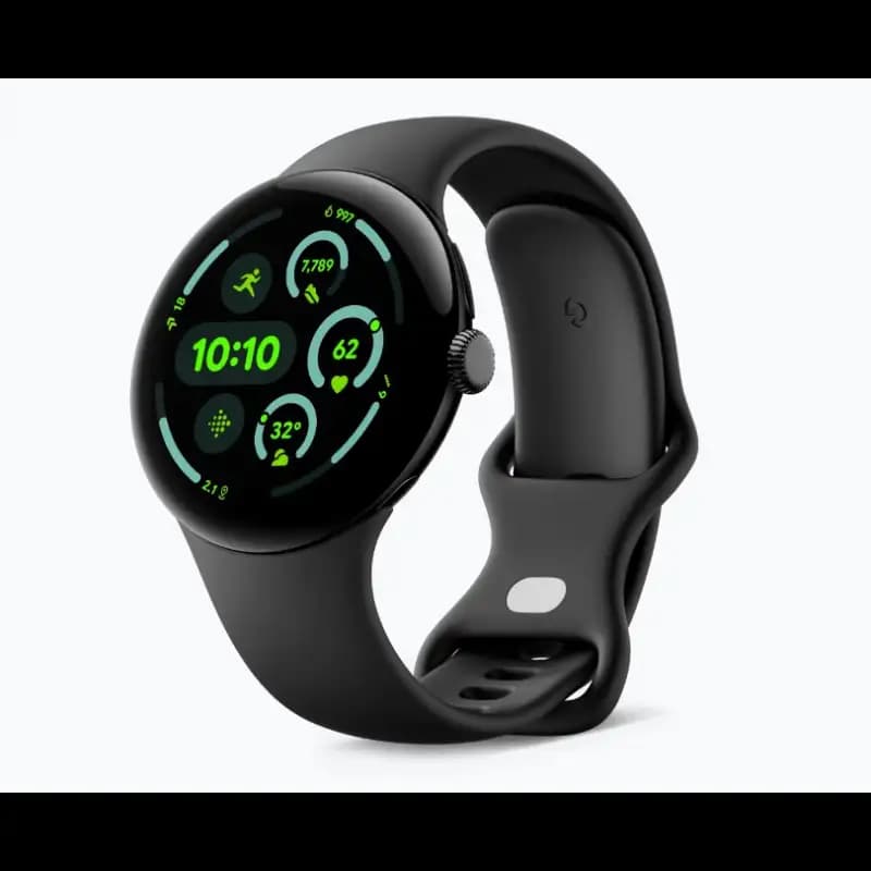Google GA05773-US-N Pixel Watch 3, 45mm Smartwatch, Black/Obsidian