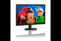 Philips 193V5LSB2/94, 18.5 Inch HD LCD Monitor, TFT Panel, VGA, Black