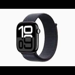 Apple Watch 10 MWY53HN/A 46mm GPS + Cellular, Jet Black Aluminium Case, Ink Sport Loop, watchOS11