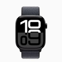 Apple Watch 10 MWY53HN/A 46mm GPS + Cellular, Jet Black Aluminium Case, Ink Sport Loop, watchOS11